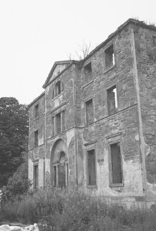 Ardoch House
General view of front facade in state of dereliction.