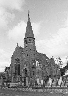 Ardler Churchyard
General view of church, churchyard, railings and gates.