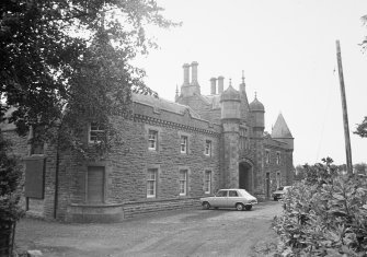 Belmont Castle, Stables.
View of South elevation.