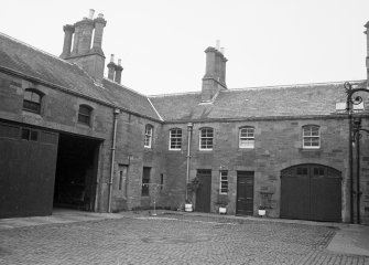 Belmont Castle, Stables.
View of courtyard.