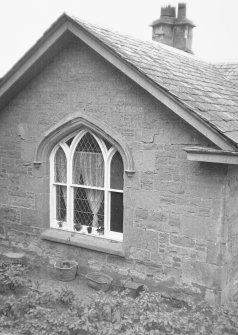 Dupplin Castle, South Lodge.
Detail of window.