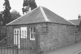 Dunbarney Parish Church and Graveyard.
View of Dunbarney Parich Church Session House.