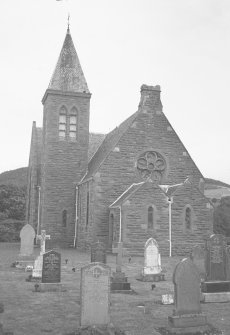 Kinfauns Parish Church.
View from South-East.