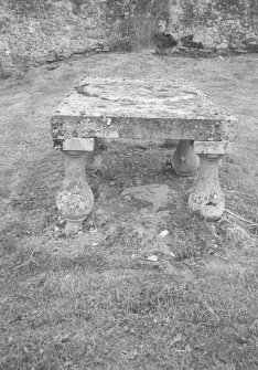 General view of table-tomb.