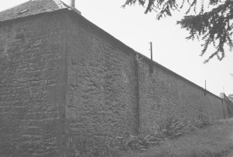 Kilgraston House, Walled Garden.
General view of wall corner.