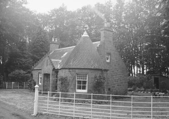 Lethendy House, West Lodge.
General view from public road.