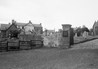 General view of the Churchyard from outside the gates.