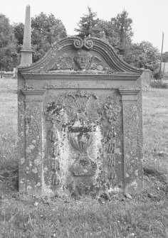 St Madoes Churchyard.
View of gravestone.