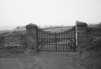 General view of entrance gates.