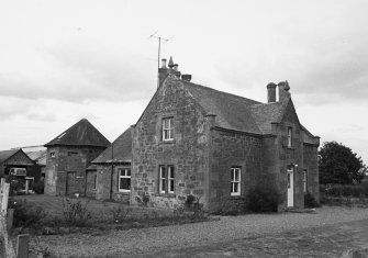 View of Strageath Farmhouse.