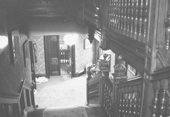 Interior.
View of staircase to hall.