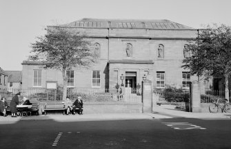 View of Arbroath Public Library and Gallery from SW.