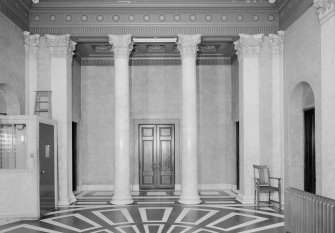 Interior view of Stracathro House showing hall.