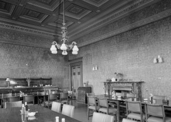 Interior view of Stracathro House showing dining room.