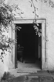 Detail of doorway, Balbithan House.