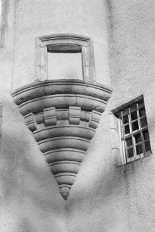 Detail of corbel of turret, Balbithan House.