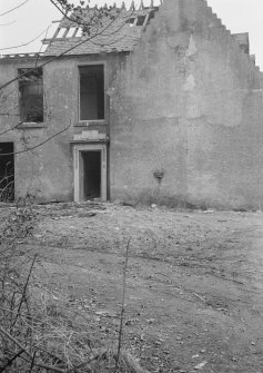 General view of partially derelict building, Old Place of Bonhill.