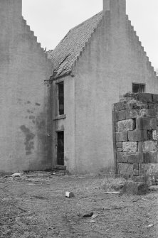 View of crow stepped gables, Old Place of Bonhill.