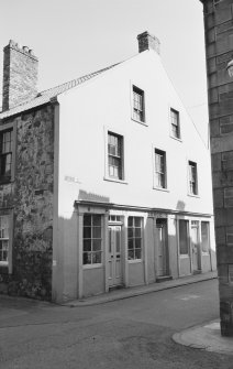 View of George Street, Eyemouth, from NE, showing the premises of George Craig painter and decorator.