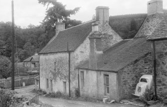 General view of cottages in Inver village.