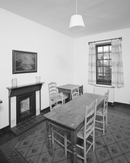 Interior view of 1 Dunira Street, Comrie, showing kitchen in first floor flat.