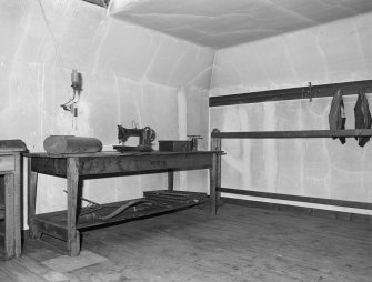 Interior view of 1 Dunira Street, Comrie, showing S attic room from NW.
