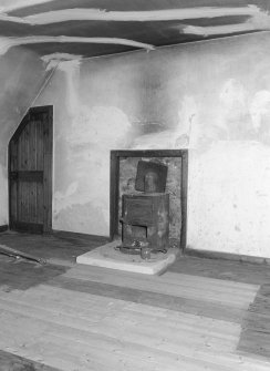 Interior view of 1 Dunira Street, Comrie, showing N attic room from S.