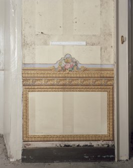Black Barony Hotel. Interior.
First floor, salon, detail of decorated panel possibly by A. Roos.