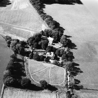 Oblique aerial view from S.