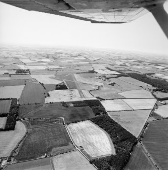 Oblique aerial view centred on the airfield, taken from the WSW.