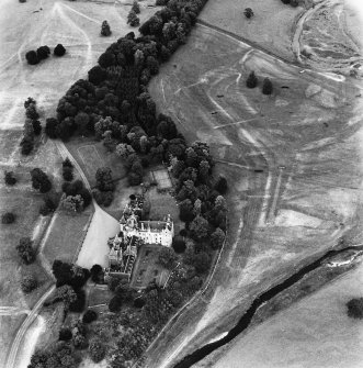 Oblique aerial view from SE.