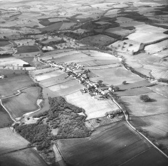 Oblique aerial view from E.