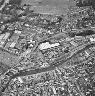 Oblique aerial view taken from the SE.