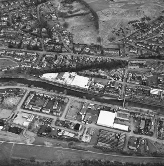 Oblique aerial view taken from the NNW.