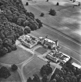 Oblique aerial view from W.