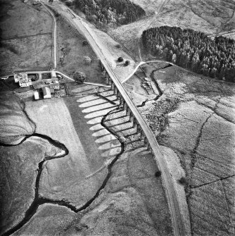 Oblique aerial view from NW.