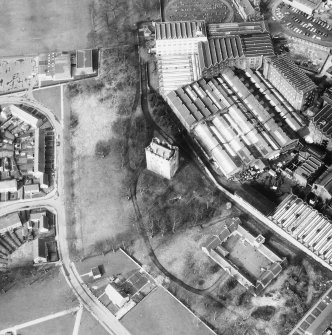 Aerial view of mill.