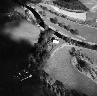 Barns House, oblique aerial view, taken from the SSW.
