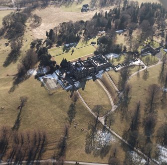 Oblique aerial view, taken from the NNW.