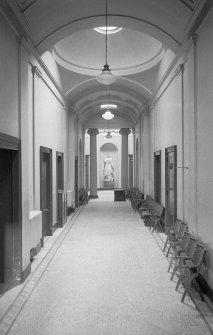 Interior view of the Music Hall, Union Street, Aberdeen, showing entrance hall.