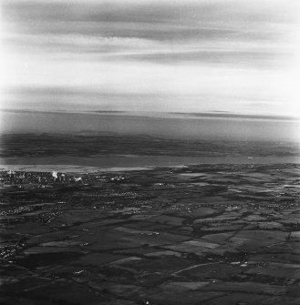 Oblique aerial view over Grangemouth, taken from the SE.