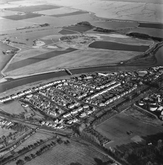 Oblique aerial view of Glensburgh, Falkirk, taken from the SSE.