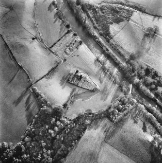 Oblique aerial view from N.