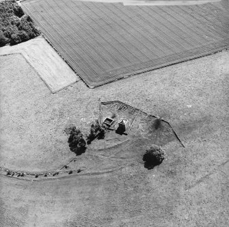 Oblique aerial view from N.