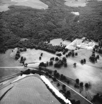 Oblique aerial view.