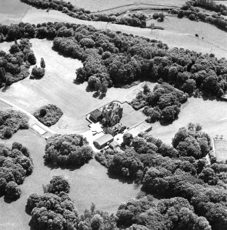 Oblique aerial view from N.