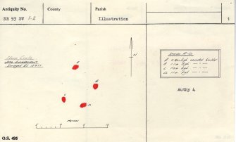 Plan, copied from Ordnance Survey Record Card