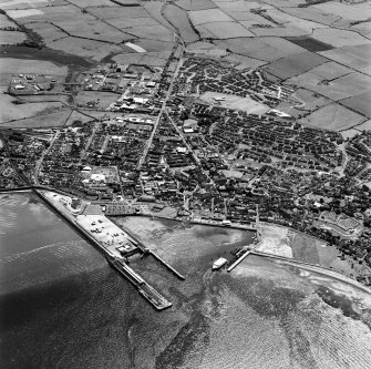 Stranraer, oblique aerial view, taken from the N.