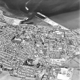 Stranraer, oblique aerial view, taken from the S.