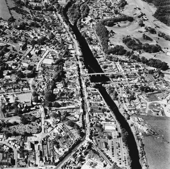 Oblique aerial view from S.
